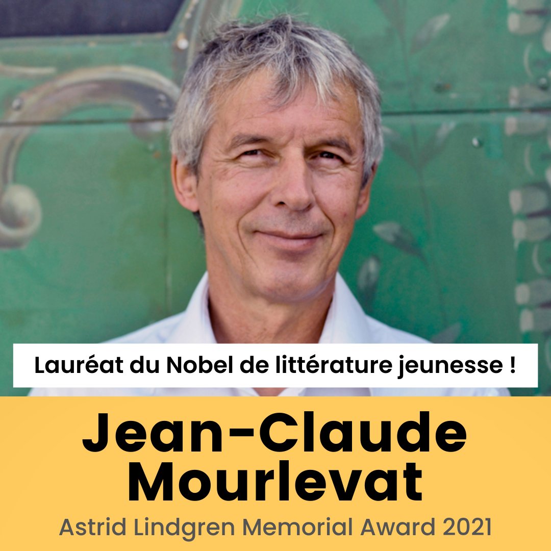 🏆 Jean-Claude Mourlevat vient de se voir décerner le prestigieux Prix commémoratif Astrid-Lindgren <a href="/AlmaAward/">Astrid Lindgren Memorial Award</a>
 
🌎 Cette récompense internationale, créée par le gouvernement suédois, est considérée par beaucoup comme le Nobel de littérature jeunesse ! 

👉alma.se/en/laureates/j…