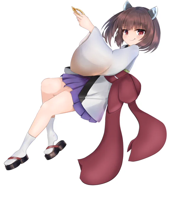 以前の「食のついな」のきりたん。
ついなちゃんに半分以上隠れていましたが実は全身描いてますのよ(*'꒳`*) 