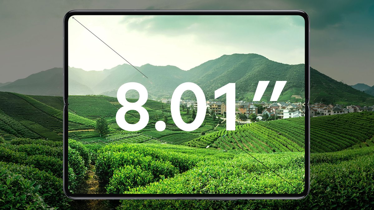 Xiaomi's tweet photo. #MiMIXFOLD features a large 8.01" foldable AMOLED display and supports WQHD+ Dolby Vision for crystal clear images, always making sure that you're getting the best picture. #XiaomiMegaLaunch https://t.co/dfcJoMpS6E