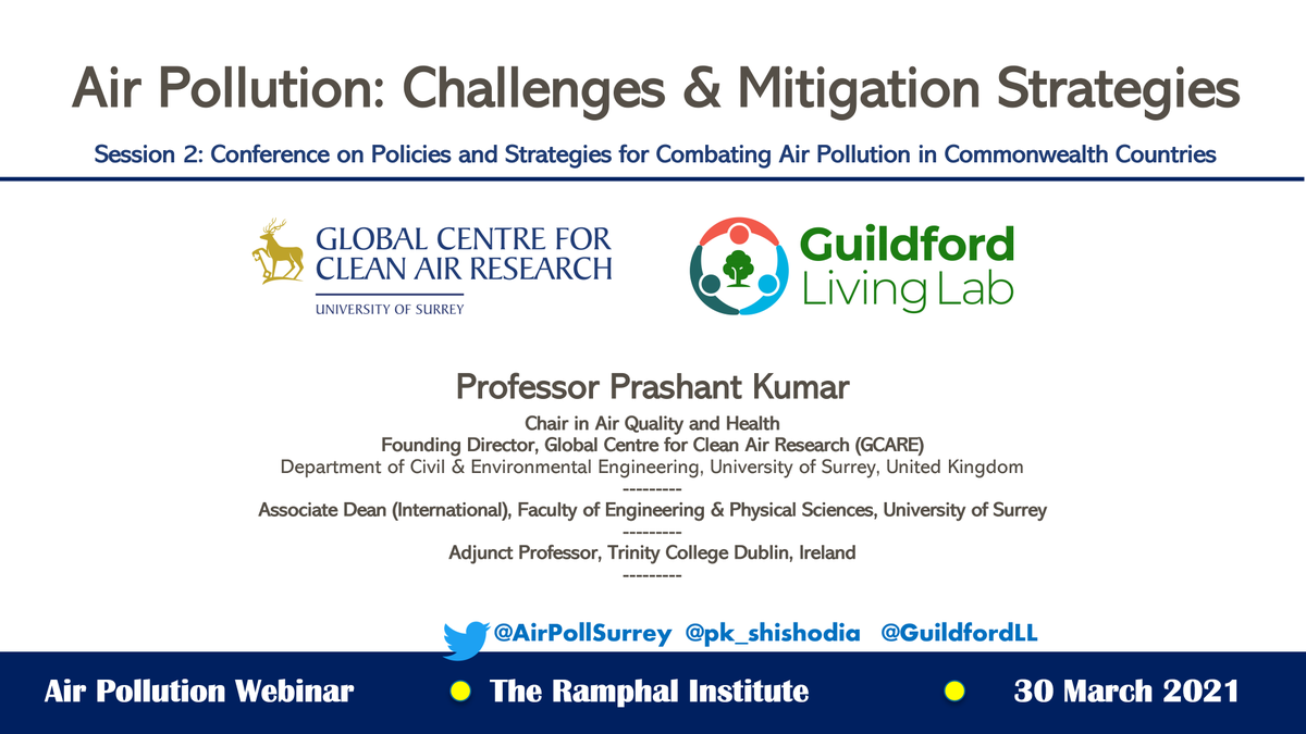 pk_shishodia's tweet photo. A pleasure to present our #ODA @GCRF research &amp; represent GCARE @AirPollSurrey @GuildfordLL @FEPS_Surrey at the @Ramphal_Inst #airpollution #event #CleanAir4All #ASAPDelhi #CArEHomes #CArECities @SurreyInt @SurreyIEO @UniSurreyNews @TAPASNetwork @BreathingCity @BioAirNet1 @EPSRC https://t.co/gmBWqQUsv1