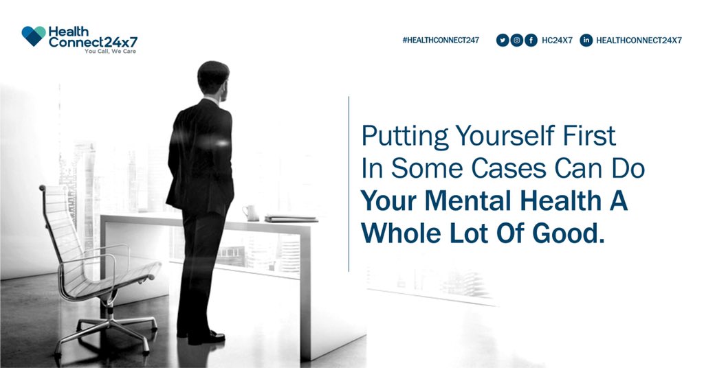 HC24x7's tweet photo. It is absolutely okay to put yourself first, most especially if not doing so would put your mental health at risk. You donβt have to accept to take a burden that would hurt you psychologically.
Your mental health is important.
#MentalHealth #MentalHealthTips #Healthconnect247 https://t.co/LviiXCzRtS