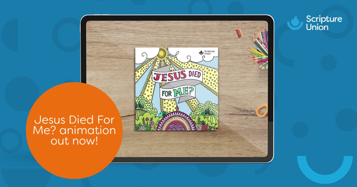 We've just released an animated video version of our Easter storybook Jesus Died For Me?. This video version is a great way of sharing the Easter story in online groups and Easter services. Download or watch the video from bit.ly/3u55bkH