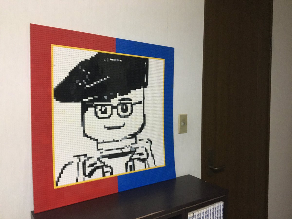 レゴタク レゴアート ブロックはかせ Labo Block Hakase さんを作ってみました レゴ レゴの会 レゴアート レゴランド おもちゃ コロナ イラスト ミニフィグ テレビ