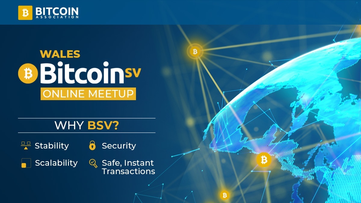 BSVAssociation's tweet photo. Have you registered for the #BitcoinSV Wales Meetup?
Let's talk about #BitcoinSV merchant adoption, development, big business and more, today at 5:15pm (GMT)!
Register here: https://t.co/xRf9Yy2Y4J
#BSVMeetup https://t.co/WqRR7QPRm6