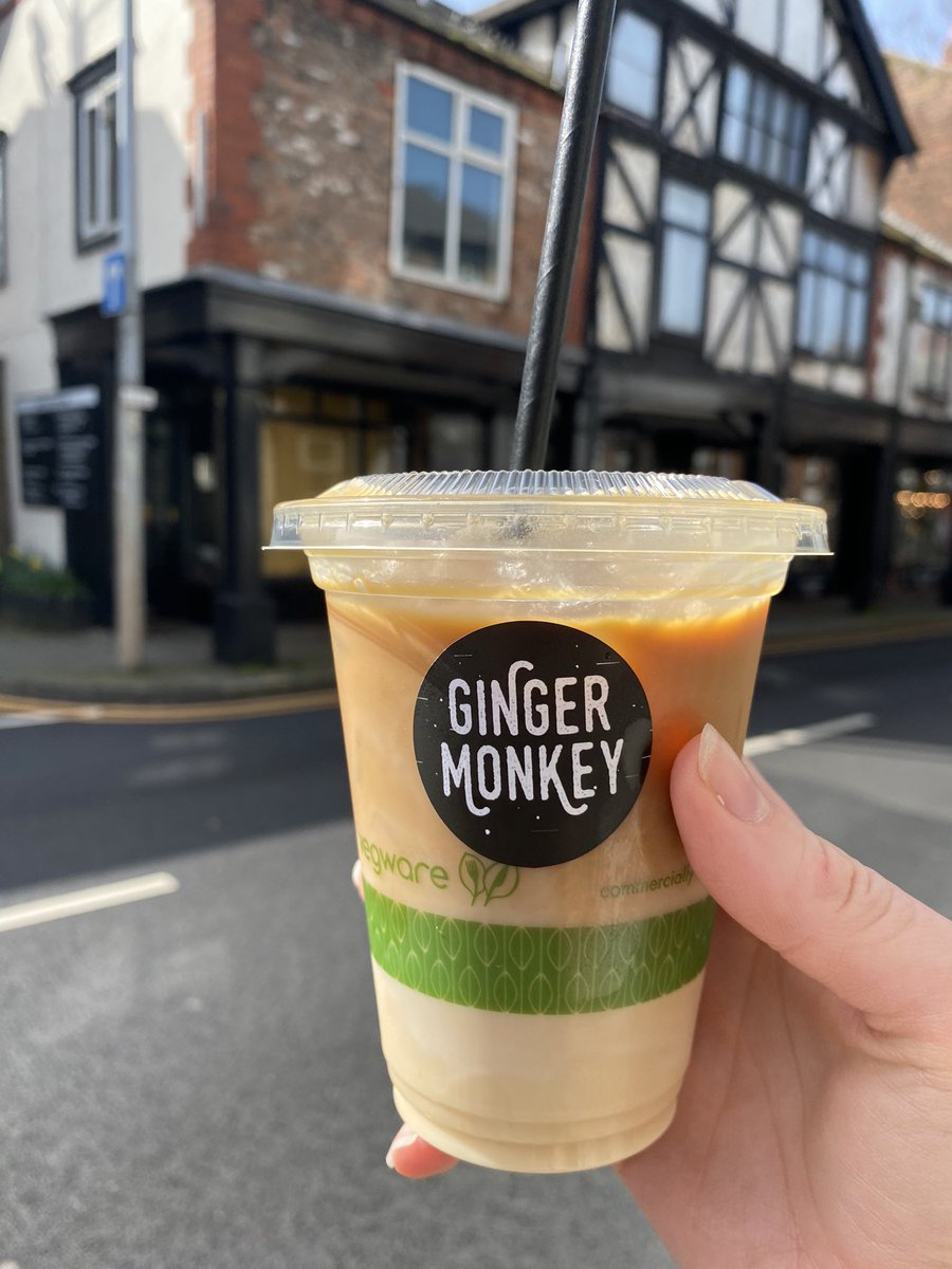 EntyceCreative's tweet photo. Sunny days are just made for iced coffee ☕️☀️

@ShitChester #gingermonkey #CheshireDay https://t.co/rokgc5zHTs