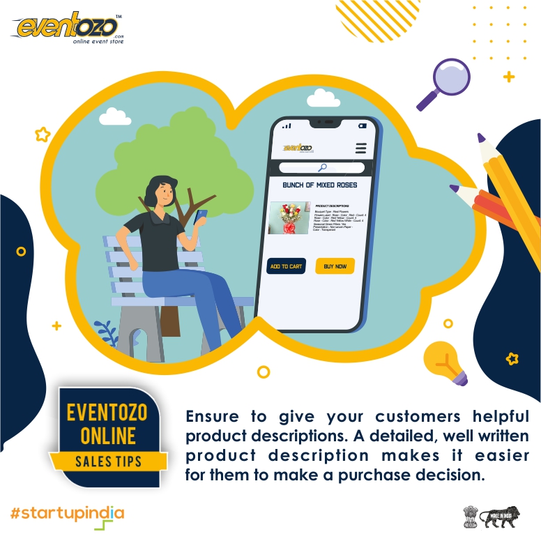Biz_on_eventozo's tweet photo. Ensure to give your customers helpful product descriptions. A detailed, well-written product description makes it easier for them to make a purchase decision.
#eventozo #vendors #businessatyourease #RegisterNow  #registeroneventozo #salestip #onlinesalestip   #productdescription https://t.co/3RrnpmjBcQ