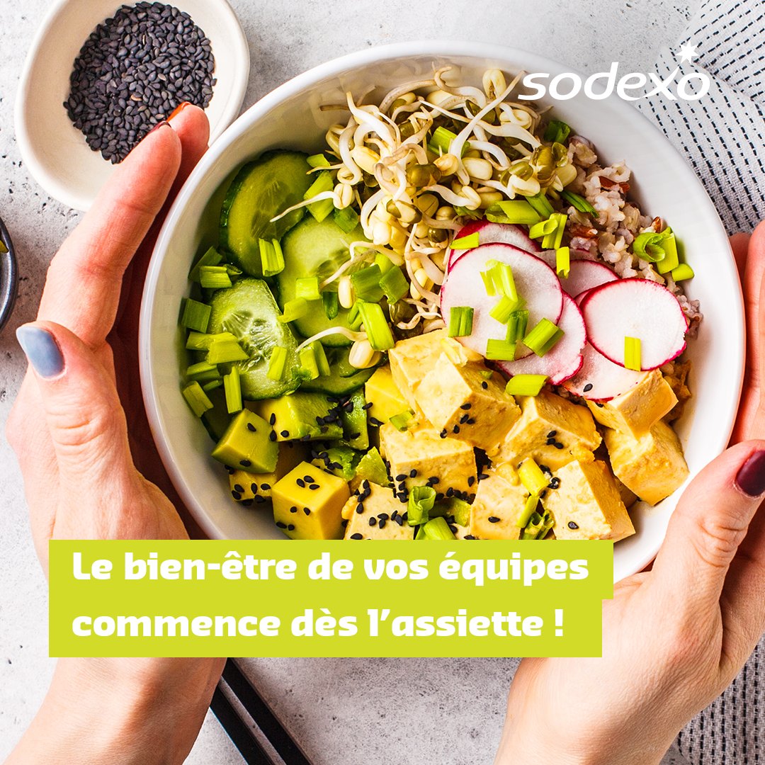 SodexoFrance's tweet photo. Santé, bien-être, lien social, motivation… la pause déjeuner a un pouvoir quotidien sur le bien-être de vos collaborateurs, offrez-leur une solution de #Restauration pratique, variée et équitable, en #télétravail comme au bureau.

🔗 Plus d’infos sur https://t.co/NyTLLYbnfc https://t.co/DCx0ADEkZL