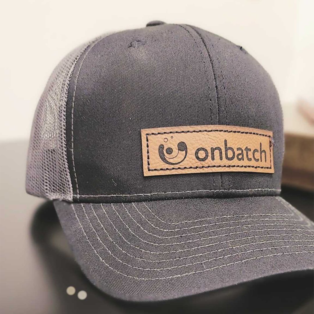 OnBatch's tweet image. Check out our awesome new hats from our friends at Yellow Door Merchants. Love the leather patch with the OnBatch logo. If we can ever get to visit tasting rooms again you bet we&apos;ll be wearing one of these!

#supportsmallbusiness #shoplocal #distillerysoftware