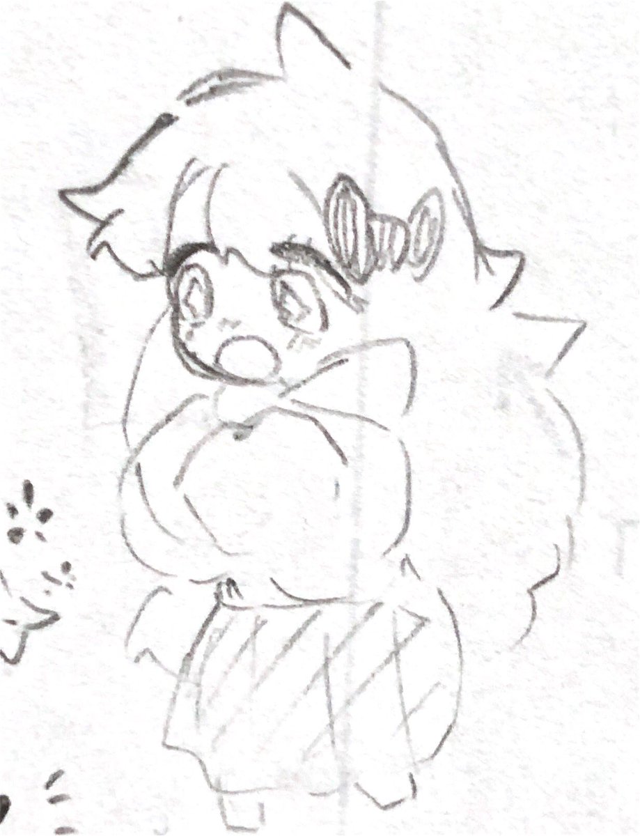 ほかり終わったついでに仕事場でこそこそ描いてたのをば 
