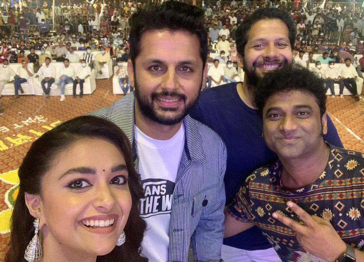 HAPPIEST MUSICAL BIRTHDAY to You Dear Brother @actor_nithiin 
🎂🎂🎂🎂🎂🎂🎂🎂

CONGRATS for #RANGDE 👍🏻🤟🏻👏🏻🎶

Keep Rocking with all ur Future Endeavours !! 😁🎶😍👍🏻🤗

#HBDNithiin