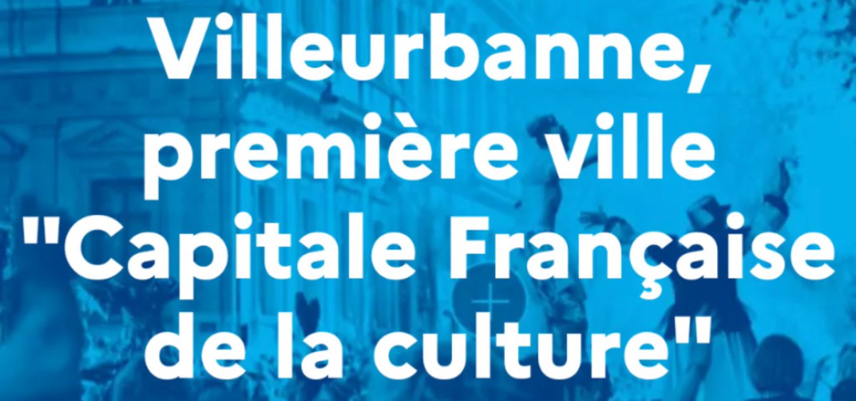 syntagme's tweet photo. Bravo à @villeurbanne capitale française de la #culture ! @cvansty #territoire #Europe https://t.co/lXllS4JtWl
