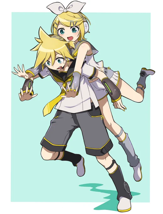 鏡音きょうだい
#鏡音リン #鏡音レン 