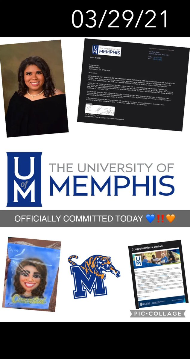 Cute_amiahj's tweet photo. COMMITTED 3/29/21
UNIVERSITY OF MEMPHIS 💙🧡 https://t.co/Som3hRGE8O