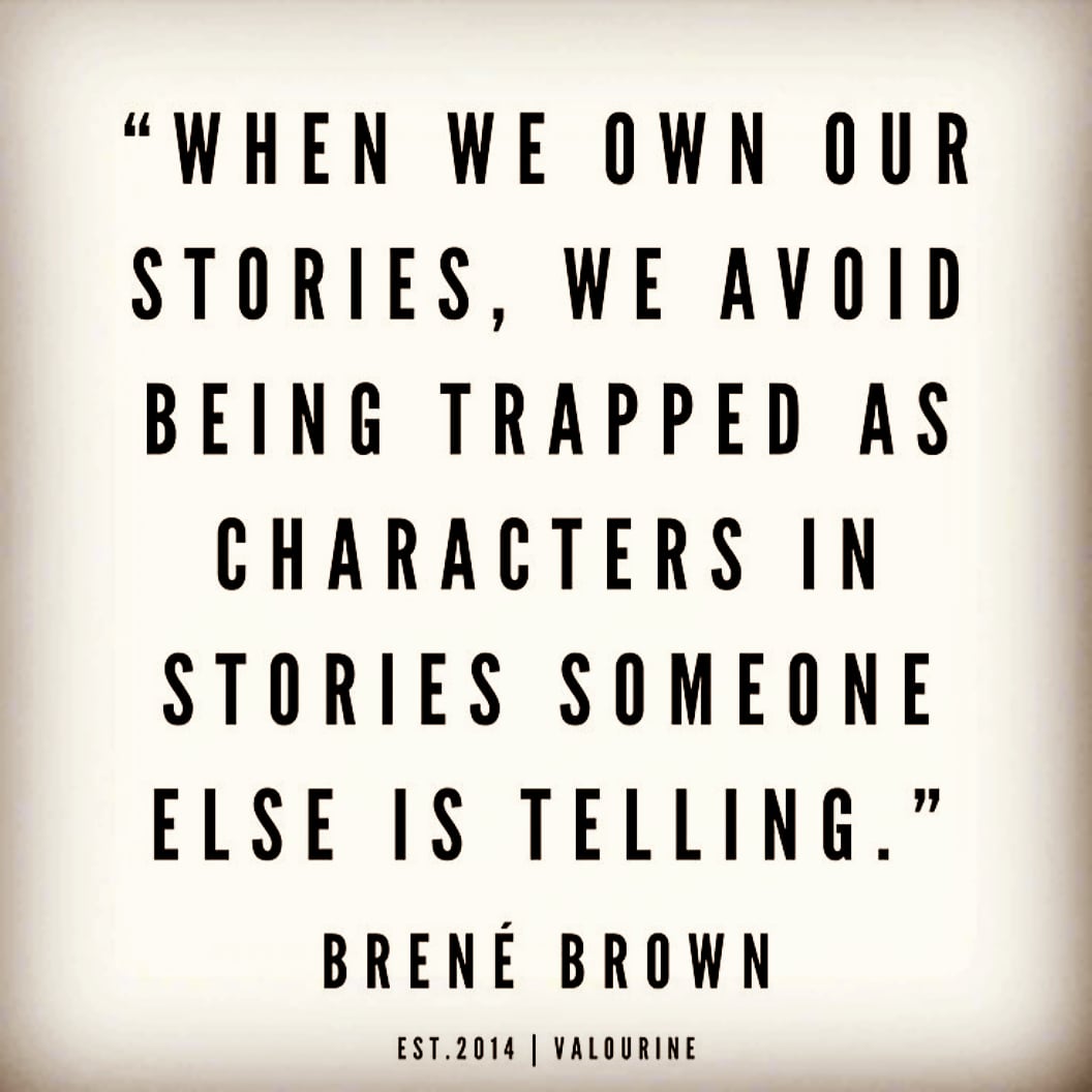Own it. Your story. Your success. Your mistakes. Be authentic. Just be you! . #qotd #brenebrown #brenebrownquotes #ownyoursuccess #wartsandall #youdoyou #LifeLessons