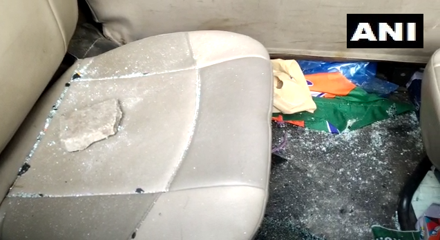 ANI's tweet photo. West Bengal: Former cricketer and BJP candidate from Moyna, Ashok Dinda attacked by unidentified people in Moyna. Details awaited. https://t.co/wxu6mT335v