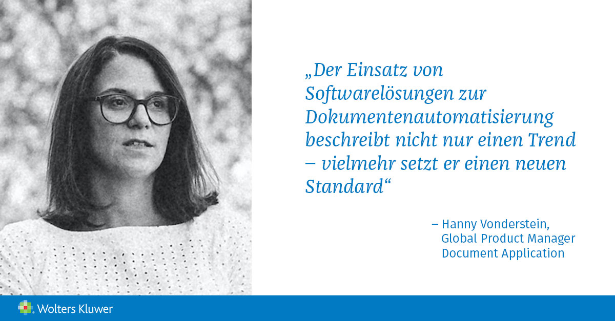 Mit #Software zur #Dokumentenautomatisierung kann der Aufwand bei der Erstellung von Rechtsdokumenten reduziert werden. <a href="/hvonderstein/">Hanny Vonderstein</a>, Global Product Manager bei Wolters Kluwer, erläutert die Vorteile des Vorlagenmanagements auf @legaltech_de 
 #legaltech tinyurl.com/3emma8b9