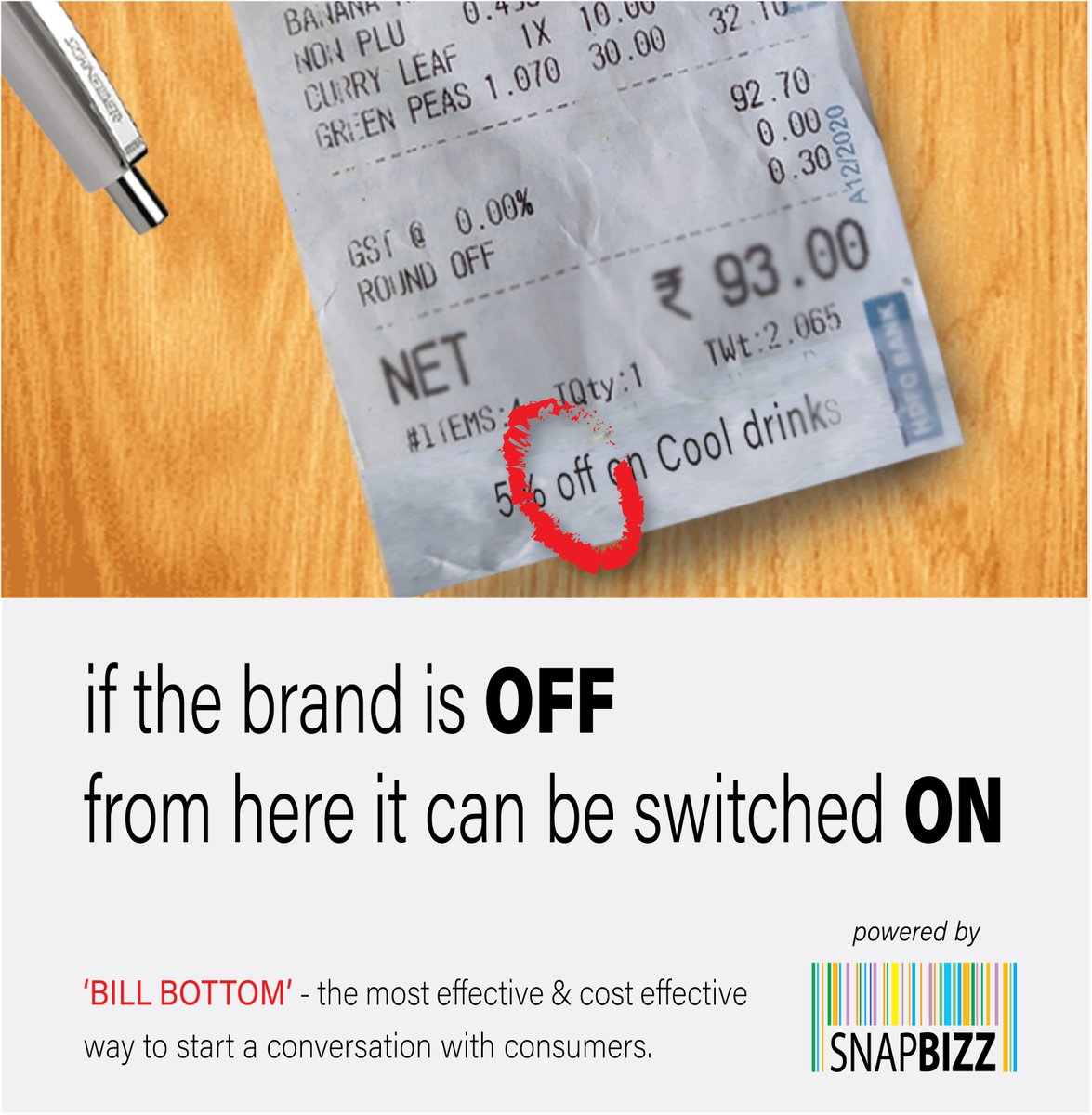 SnapBizz_Off's tweet photo. Finding it difficult to reach out to your consumer? 

Fret not, we have the right channel for you!

Learn more: https://t.co/PgHtcBVoSp

#Billing #BillBottom #SnapBizz #FMCG #Retail #BrandMarketing #Offers https://t.co/tETfRhITxZ