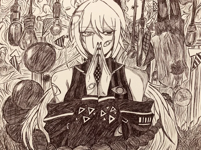 #今月描いた絵を晒そう 