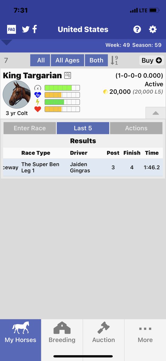 In Auction now!!! Just turned 4th still growing!!! <a href="/AndPacing/">Off and Pacing</a>