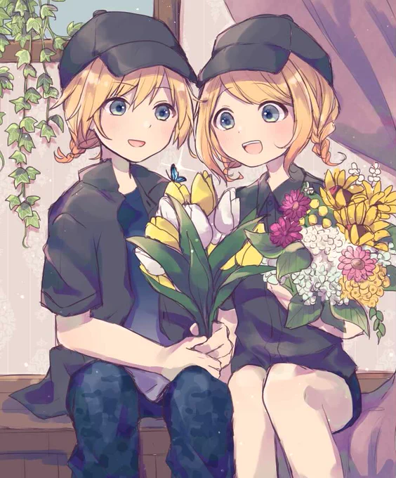 三つ編みかわいい...... 