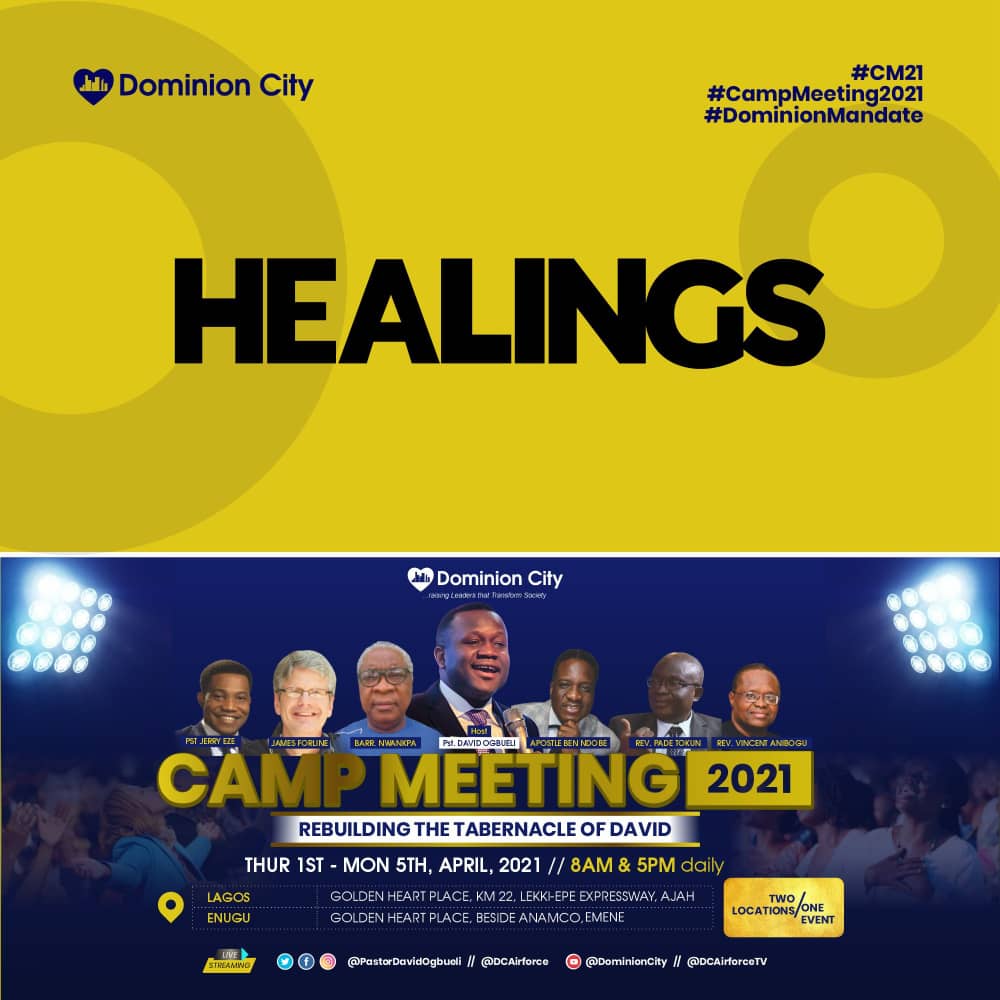EnifomeSpeaks_'s tweet photo. I got healed in Camp Meeting!!!
Need healing?
Is your heart broken?
Do you want to be made whole?
#CampMeeting2021 https://t.co/P8z7bHNu7R