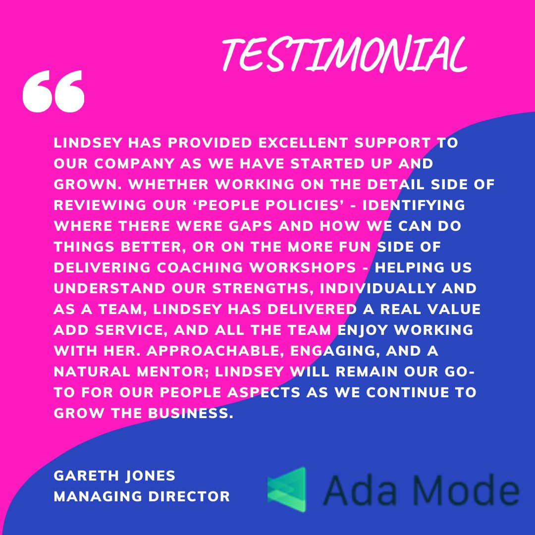 Working with an awesome up and coming company, 
Ada Mode, who are taking all the right steps towards laying the right foundations first time round with their people planning!
Prioritising this part of growing their business saves huge amounts of time, money and resources!