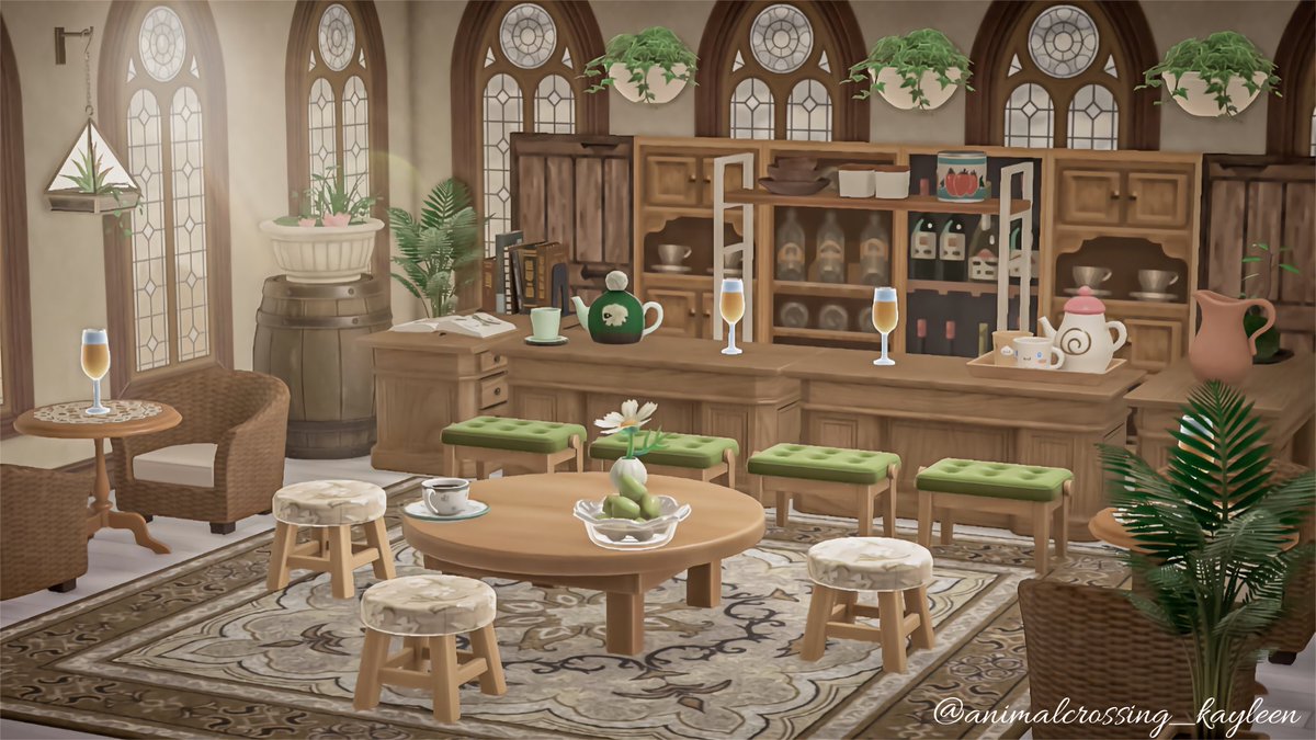 kayleens_coffee's tweet photo. A boozy vintage bar at your service 🍷🥂🍾

#あつまれどうぶつの森 #acnh #AnimalCrossingNewHorizons #acnhinspo #ACNHdesign #どうぶつの森 #あつ森 https://t.co/F78dETkRR7