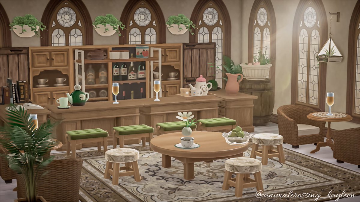 kayleens_coffee's tweet photo. A boozy vintage bar at your service 🍷🥂🍾

#あつまれどうぶつの森 #acnh #AnimalCrossingNewHorizons #acnhinspo #ACNHdesign #どうぶつの森 #あつ森 https://t.co/F78dETkRR7