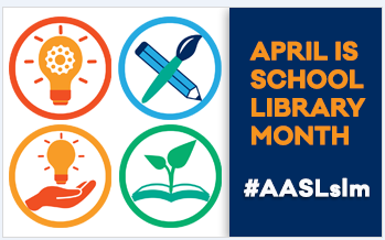 No foolin'! Today is the first day of School Library Month! We challenge you to visit every day in April. You never know what you will find. #AASLslm #WSDLibraries #KeepReading #WSDLearns