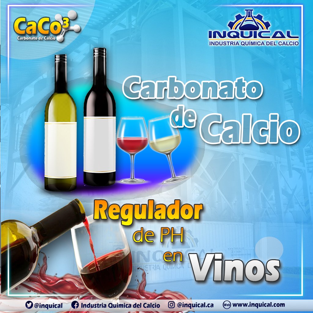 inquical's tweet photo. El Carbonado de Calcio en la industria alimenticia es utilizado como anti apelmazante, gasificante y como regulador de PH en vinos 🍷 Recuerda contactarnos para más información 📲 #MartesSanto #Inquical https://t.co/j3tvSagY76