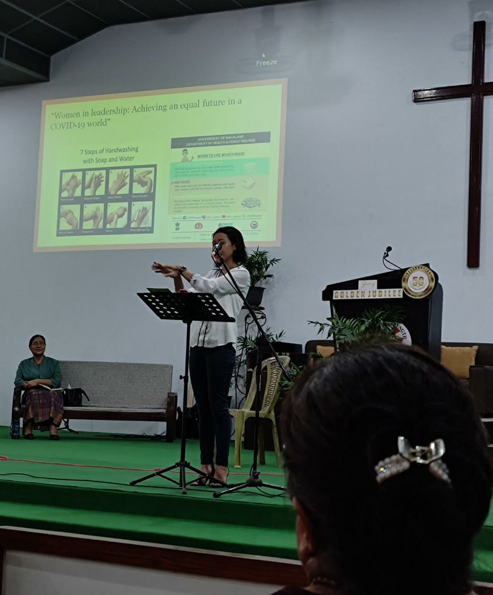 NISHTHA_CPHC's tweet photo. Good menstrual hygiene is key for health and dignity of women and young girls 

Awareness program organised by health workers of #AyushmanBharatHWC Naga United,  Nagaland to ensure they have the required knowledge and skills to manage their menstruation @MoHFW_INDIA @usaid_india https://t.co/SpvV3eGBH3