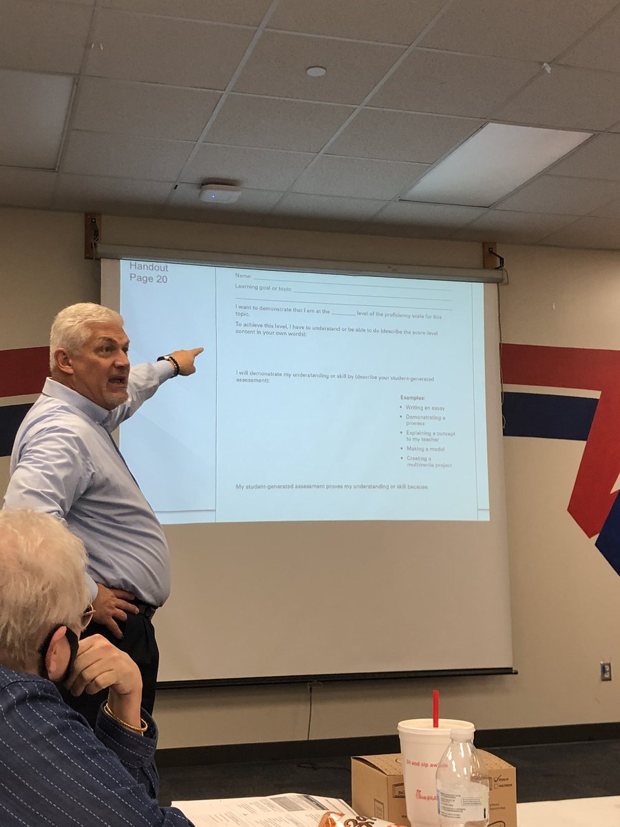 MrsPageUSHist's tweet photo. Learned SO much about proficiency scales from @pbwarrick yesterday at @ORWarEagles. Can’t wait to start implementing. Thank you @Irons_Principal for sending me!! https://t.co/W1Fue9eY0E