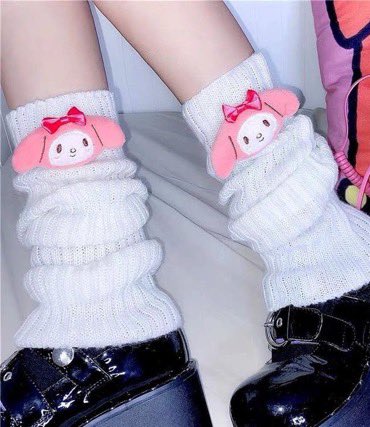heartzjpg's tweet image. my melody loose slouch socks
