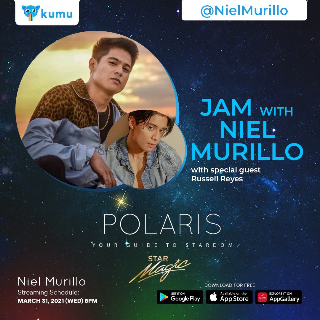 Yengstagrammm's tweet photo. Tomorrow night on Kumu! @boyband_nielm + @rusreymusic 💙💙💙 #JamWithNielMurillo @kumuPH #RussNiel https://t.co/hdbFl2TtBS