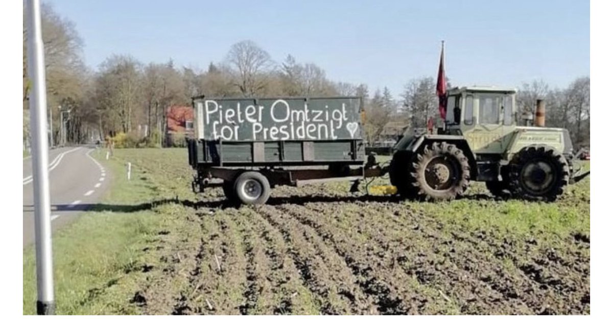 Onze buurman is erg duidelijk wat hij vindt...