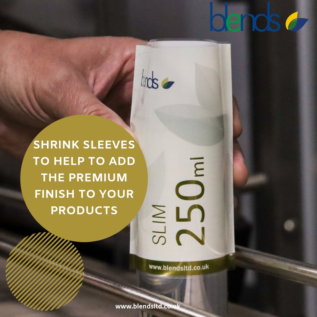 Shrink sleeves give brands an opportunity to fully decorate their product, allowing for greater creativity in presenting their brand identity.

We can sleeve bottles and cans of a variety of different sizes, our maximum product width is 150mm and maximum height is 340mm.