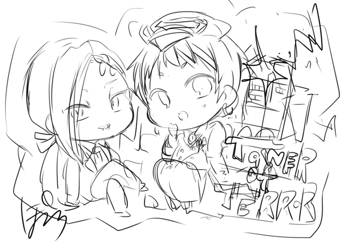 等身だと時間かかるから比較的描きやすいミニキャラで、ずっと描きたいと思っていたシリーズをちまちま描きたいと思ってるんだけど、作画コスト高いじゃんかYO・・・・・・・・・・・・・・・・・・・。
息抜きにすすめようと思ってたんだけどNA 