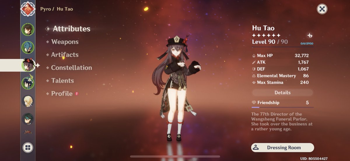 ху тао геншин импакт.