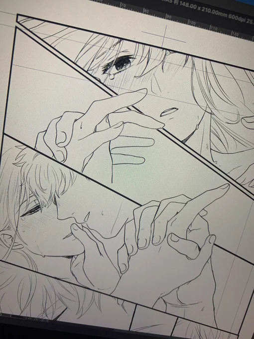 これが私が描ける銀妙最大限のえちえちのシーンじゃあああああ!