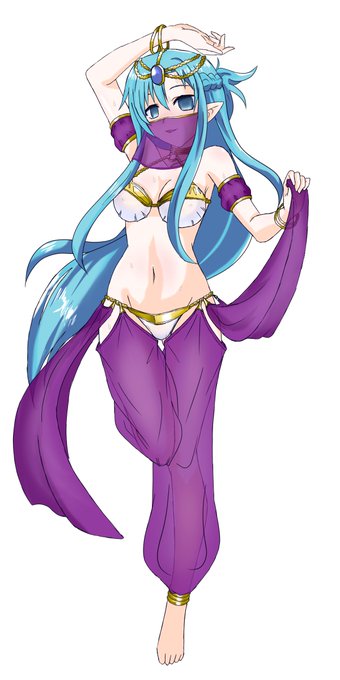 とりあえずアスナはこんな感じで良しとしよう。 