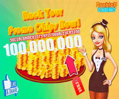 bit.ly/duC_linkMaxChi… < Claim Now!
Last time we received more than 2000 "thank you messages" because of great bonus they received, Almost 100,000,000 Chips each in there bank! Because of that we decided to award it again

100 FreeSpins > bit.ly/100sPinsEveRyd…
Comment: TY DUC