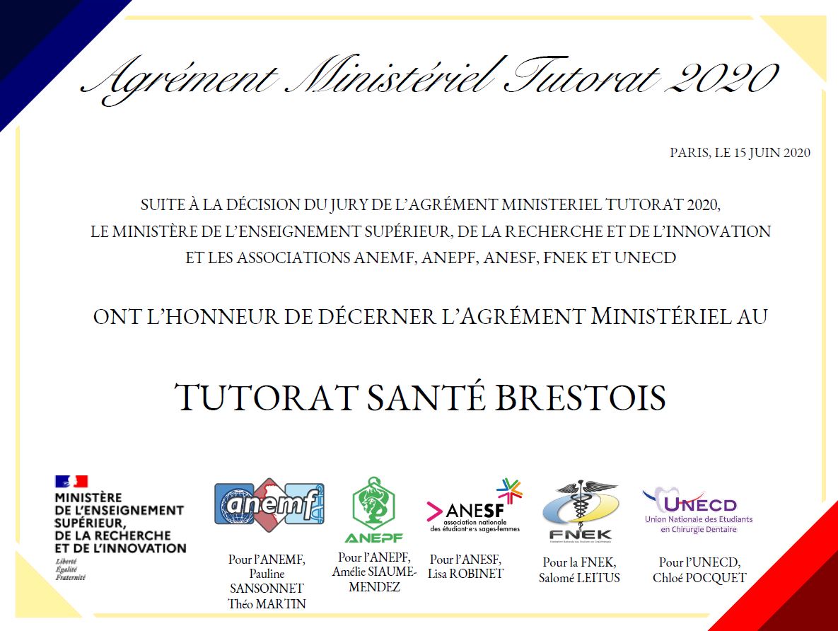 Tutorat Santé Brestois tweet media