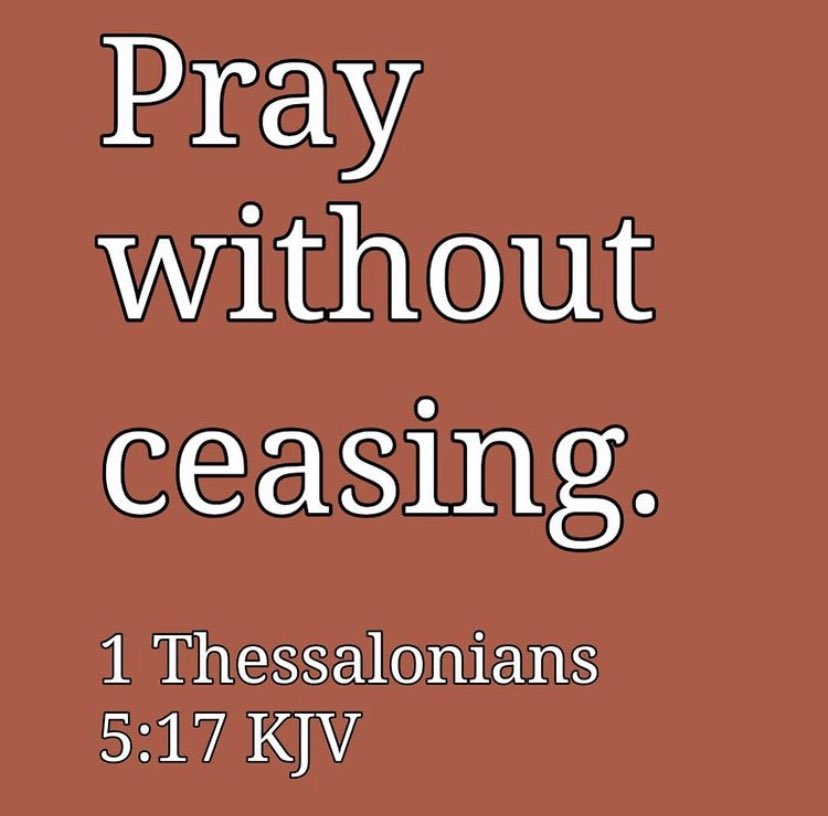 Remember to Pray like you breathe as you go through EACH day ❣️ Happy Tuesday
