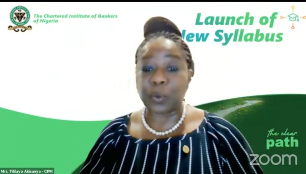 cibnigeria's tweet photo. The behavioral attitude is much more important today and this is what drives sustainable results. - Mrs. Titilayo Akinsanya, Chairman  FSS2020 Human Capital Development  Committee on Competency Framework.

#CIBNCares 
#CIBNNSL https://t.co/NIEOK6vpYa