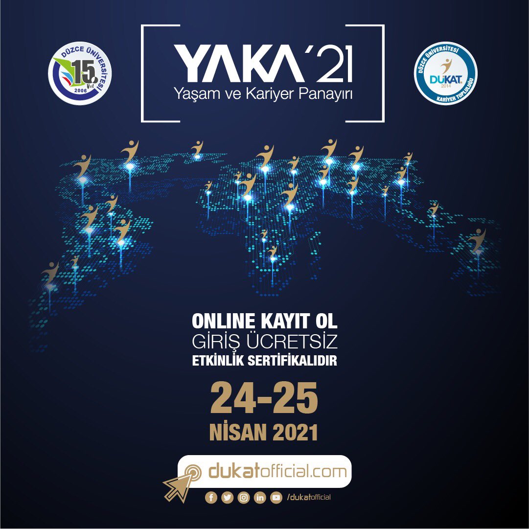dukatofficial's tweet photo. Bu sene YAKA sanal deneyimlerle çok daha interaktif olacak.

Dijital olarak gerçekleşecek olan etkinliğimizdeki 500 Asil katılımcıdan biri olabilirsin.

Başvuru için: https://t.co/HKAyF2xjd6 

#YAKA #DÜKAT #DeğişimDevamEdiyor #ChangeInProgress https://t.co/ZxQM2LaQEn