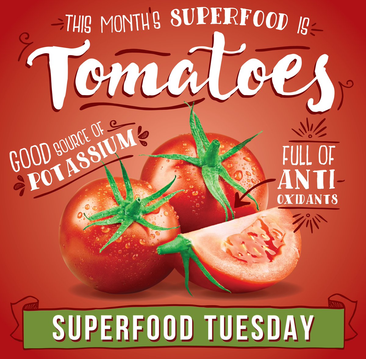 Each of our nutrients-rich Superfood features offers a variety of health benefits. March's Superfood will be Tomatoes.
Contact us for feedback on dineoncampus.com/obu
