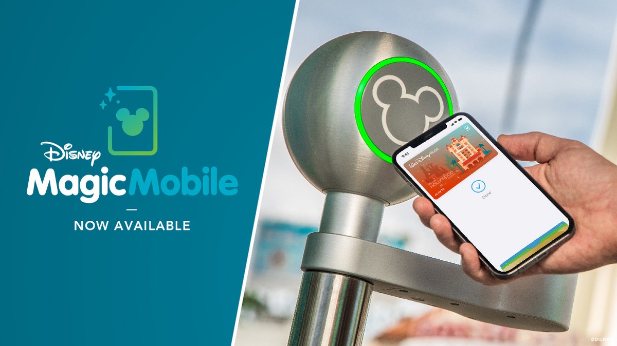 Beginning today, guests at #WaltDisneyWorld Resort will be able to enjoy a convenient and contactless new option for entering the theme parks and more, as part of the rollout of Disney MagicMobile service! Get the details: bit.ly/3u7xejk