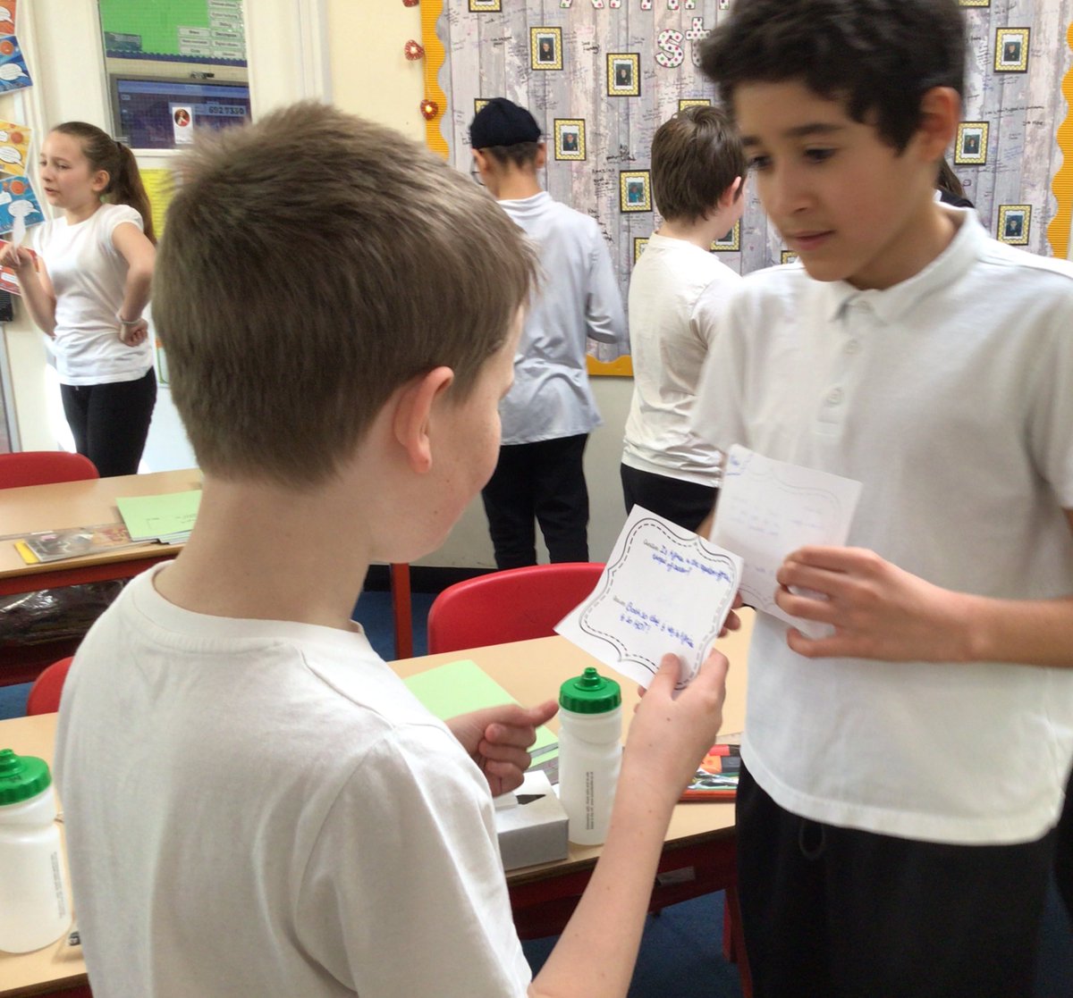 StPatricksNotts's tweet image. Year 6 finished this half terms Geography topic of ‘Developing countries in Africa’ today by creating their own ‘Teach me, Tell me’ cards. A lovely way to showcase everything we have learnt #TalkLessTeaching 🌎