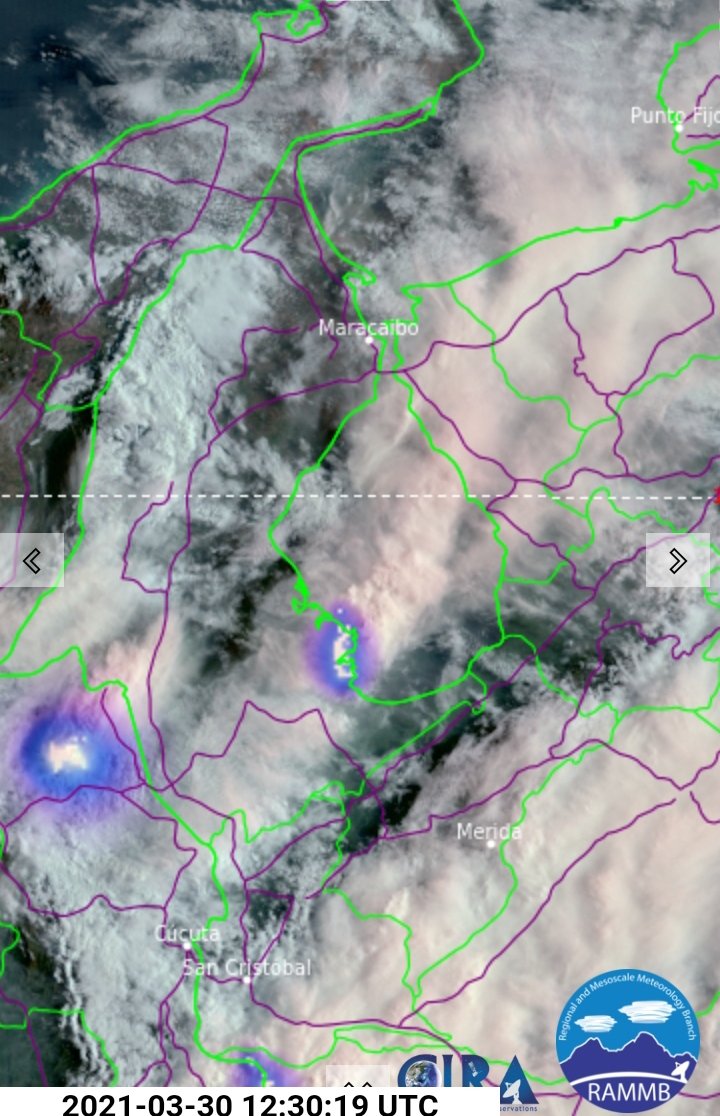 MeteoZulia's tweet photo. ⚠️🚨#BoletinMeteoZulia #30Mar 09:00am imagen de satélite en modo compuesta sobre el estado #Zulia destaca: Núcleo convectivo con precipitaciones moderadas y actividad eléctrica en el lago sobre #Ologa y lluvias débiles en #Lagunillas #Bachaquero #CiudadOjeda https://t.co/ZvVWYXRccV