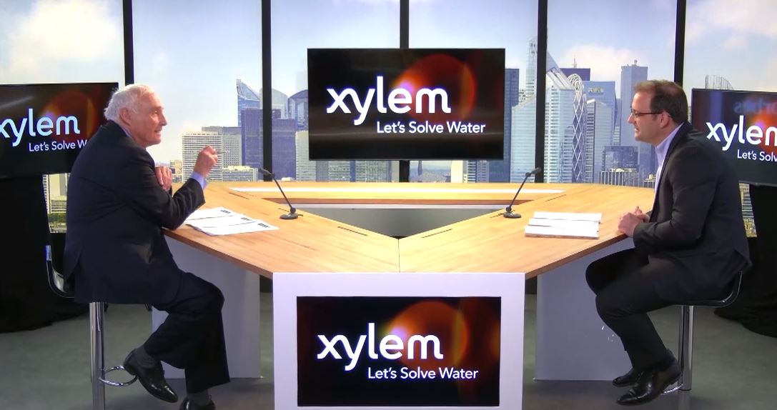 Xylem's tweet photo. Our European Senior Director, Géraud de Saint-Exupéry, shares insights with @forbes_fr #BusinessInside on the topic of smarter #watermanagement, a major challenge in France and around the world. Q&A article with video: https://t.co/nYE1fRXqFz #LetsSolveWater @XylemFrance https://t.co/Jn9RWiZ3Ox